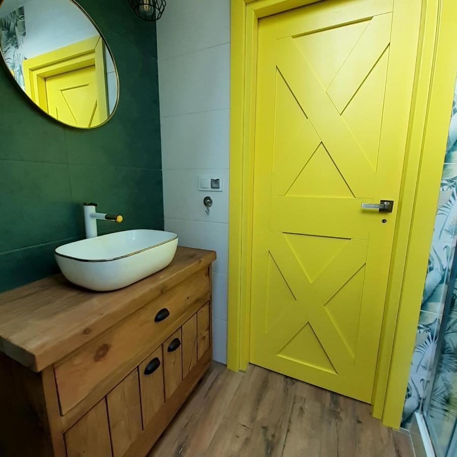 Pastelowy Domek Z Balia Elektryczna Z Jacuzzi Zalakowo Ngoại thất bức ảnh